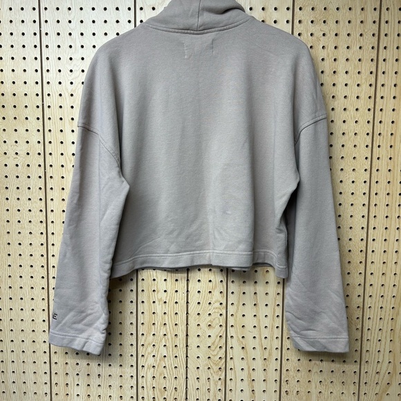 - Everlane Tan Mock Neck Sweatshirt - Picture 3 of 6